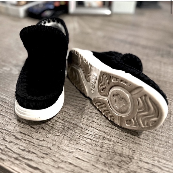 Mou Free People Training Day Suede Chunky Sneaker Moccasin Booties - Picture 5 of 14